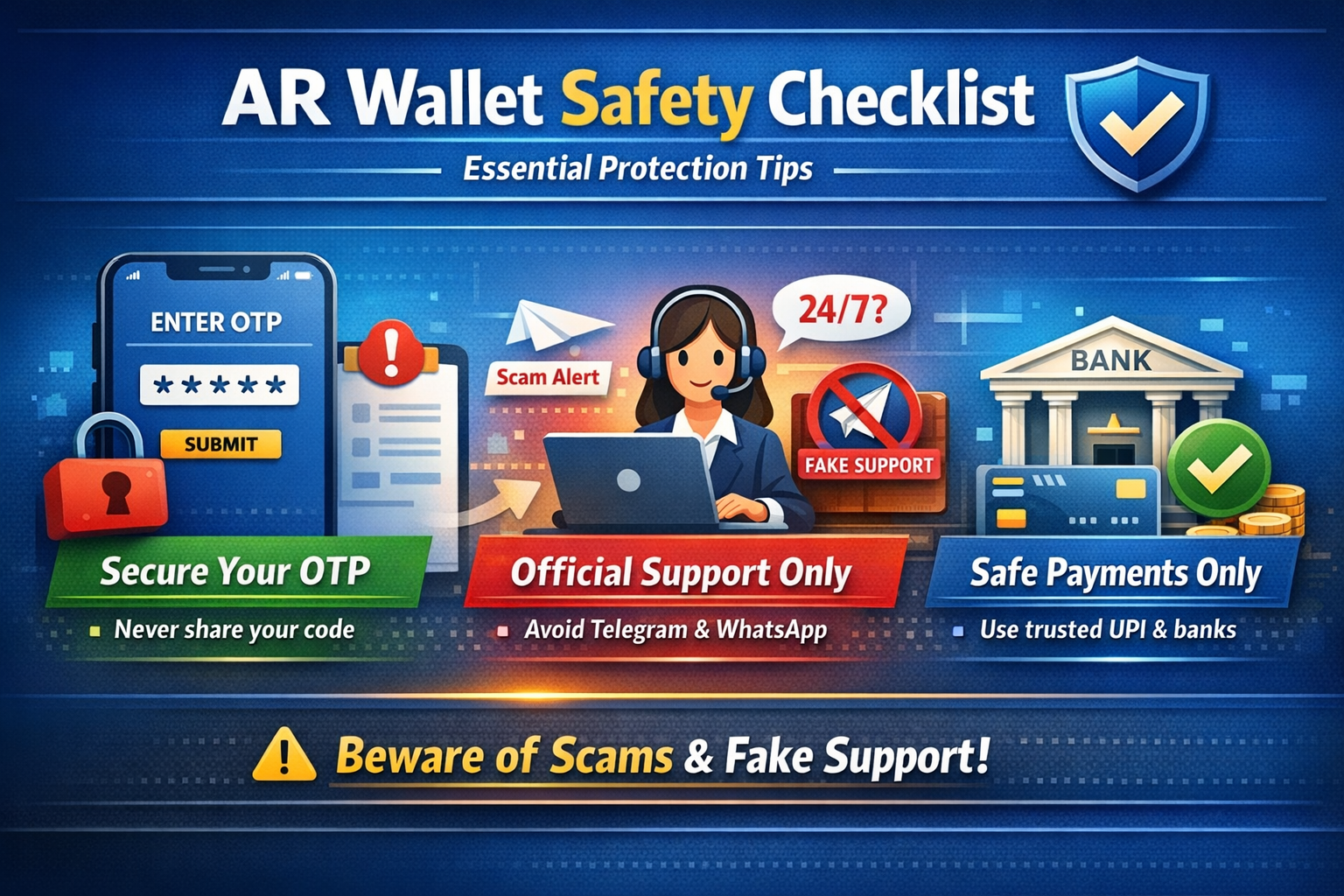 AR Wallet Safety Guide – Protect Your Bank Account India